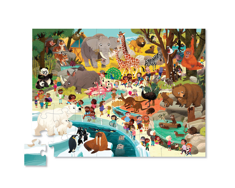 DAY AT THE MUSEUM PUZZLE - Zoo 48 pc