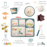 DIVIDED PLATE SET Cars