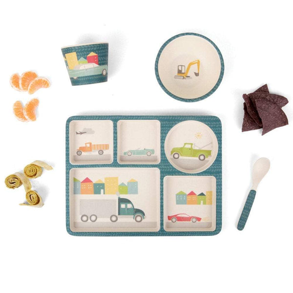 DIVIDED PLATE SET Cars