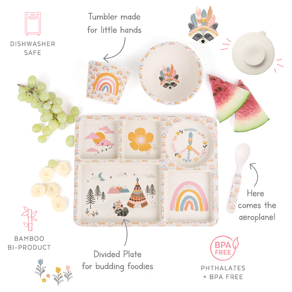 DIVIDED PLATE SET Gypsy Girl