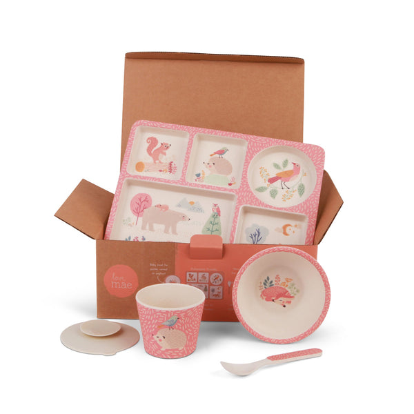 DIVIDED PLATE SET Woodland Friends