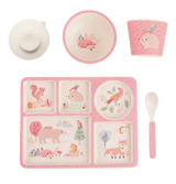 DIVIDED PLATE SET Woodland Friends