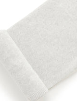 ESSENTIALS BLANKET - Pale Grey Melange