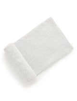 ESSENTIALS BLANKET - Pale Grey Melange
