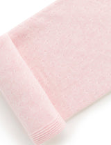 ESSENTIALS BLANKET - Pale Pink Melange