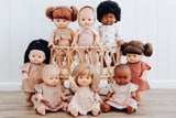EUROPEAN BABY GIRL DOLL - BELLA NO HAIR 34cm