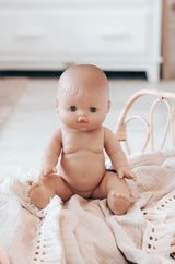 EUROPEAN BABY GIRL DOLL - BELLA NO HAIR 34cm