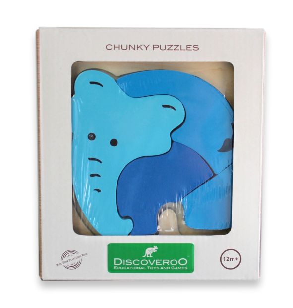 CHUNKY PUZZLE AUSSIE ANIMAL - Elephant