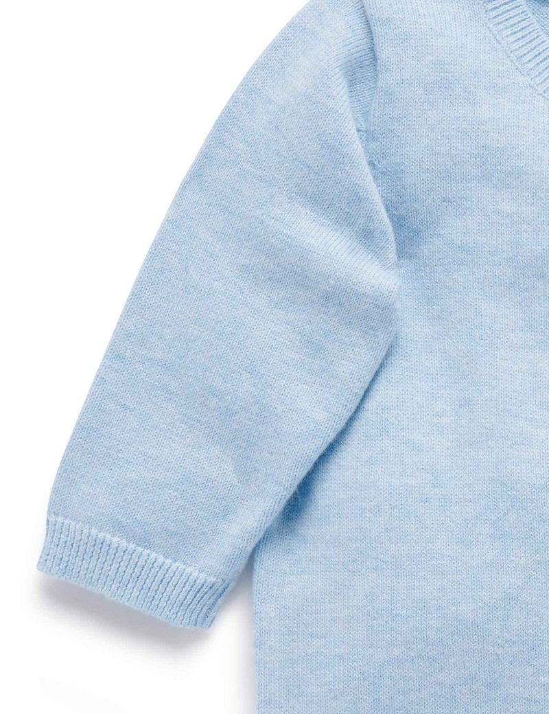 ESSENTIALS CARDIGAN - Pale Blue