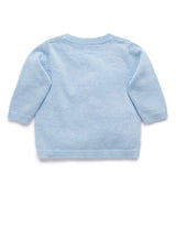 ESSENTIALS CARDIGAN - Pale Blue