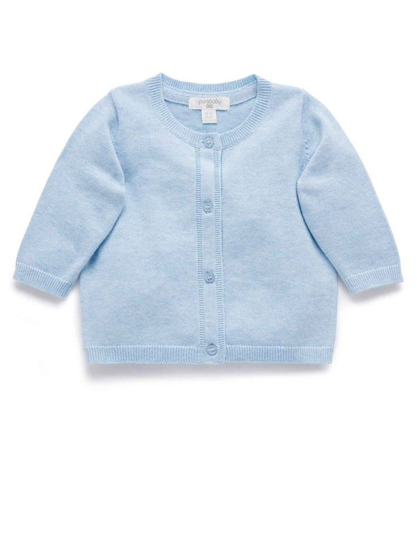 ESSENTIALS CARDIGAN - Pale Blue