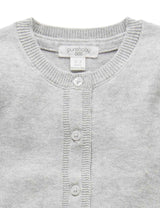 ESSENTIALS CARDIGAN - Pale Grey