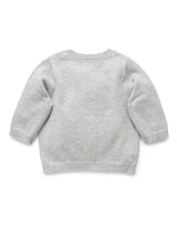 ESSENTIALS CARDIGAN - Pale Grey