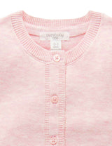 ESSENTIALS CARDIGAN - Pale Pink