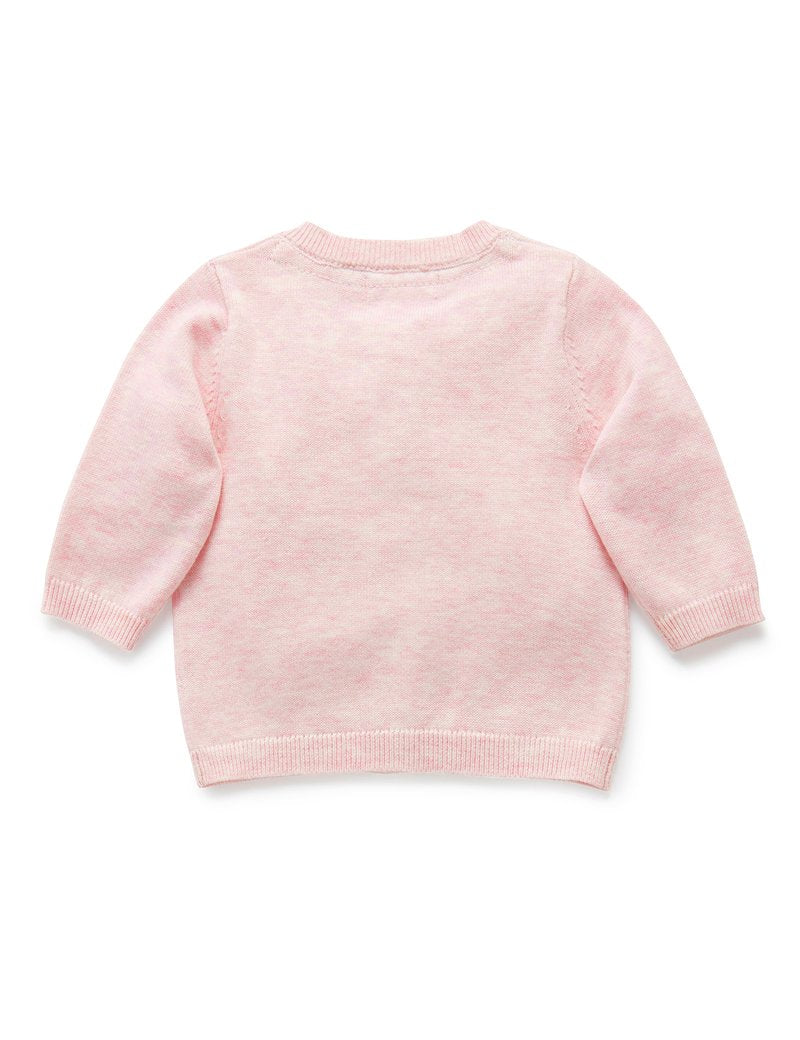 ESSENTIALS CARDIGAN - Pale Pink