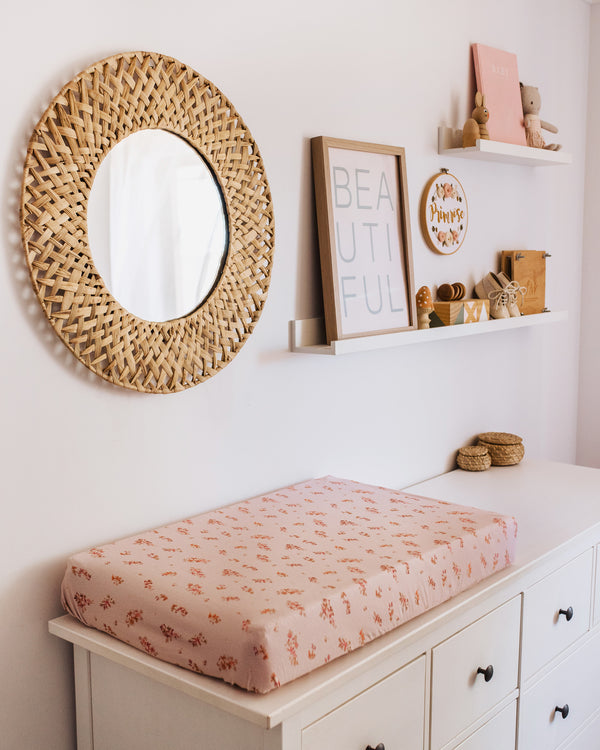 BASSINET SHEET / CHANGE COVER PAD - Esther