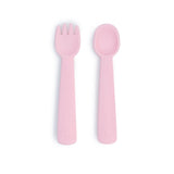 FEEDIE FORK & SPOON SET Powder Pink