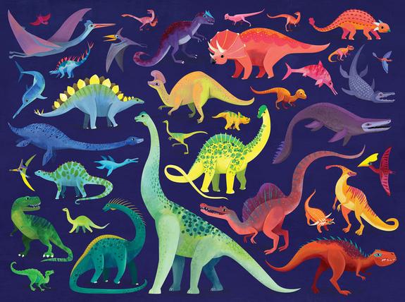FAMILY PUZZLE - Dino World 500 pc