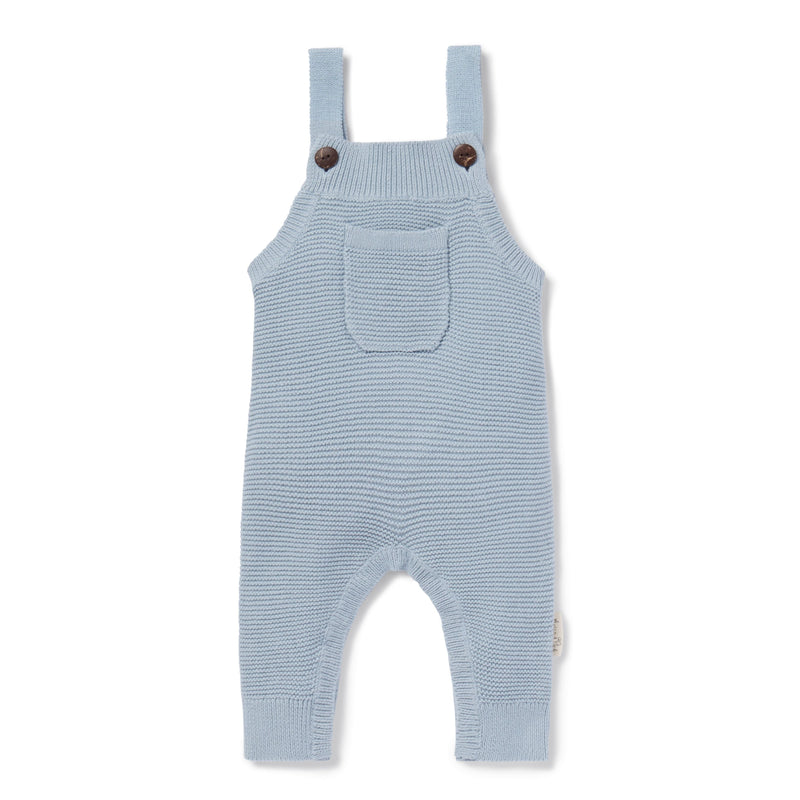 FOG KNIT POCKET OVERALLS