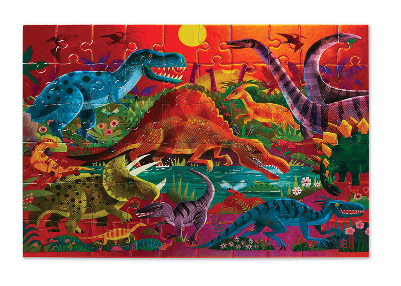 FOIL PUZZLE - Dazzling Dinos 60 pc