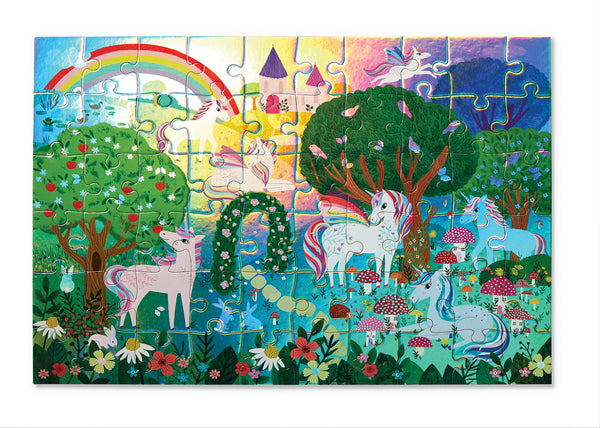 FOIL PUZZLE - Sparkling Unicorn 60 pc