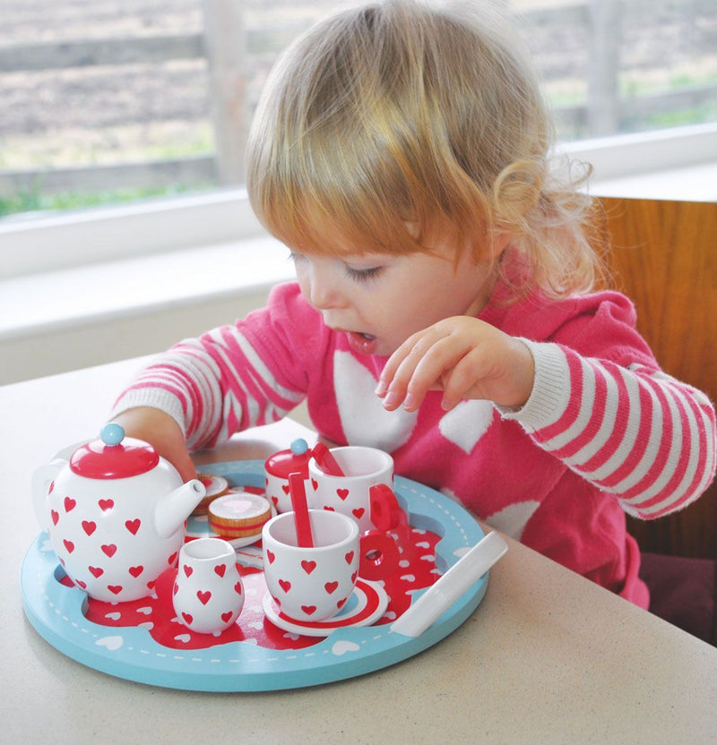 HEARTS TEA SET