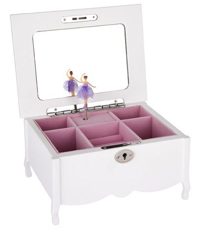 BALLERINA WHITE JEWELLERY BOX