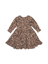 JAGUAR LONG SLEEVE SWING DRESS