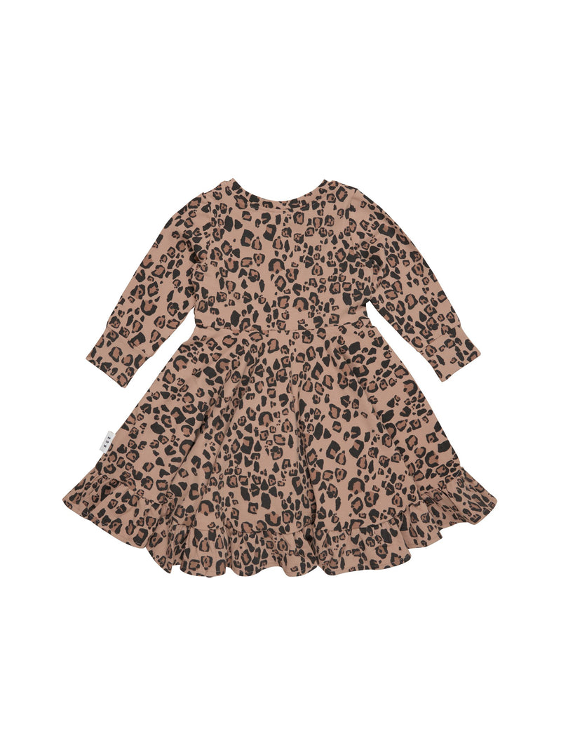 JAGUAR LONG SLEEVE SWING DRESS