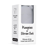 KEEPIE + STRAW SET Grey