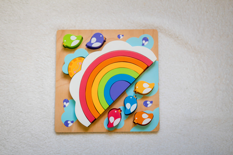 LARGE SUN AND RAINBOW PUZZLE