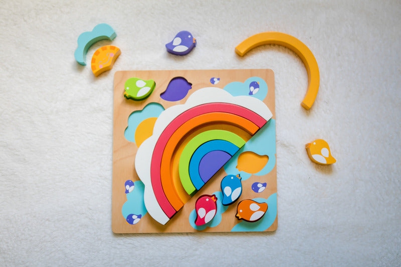 LARGE SUN AND RAINBOW PUZZLE