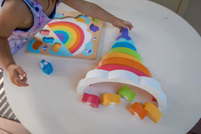 LARGE SUN AND RAINBOW PUZZLE