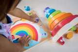 LARGE SUN AND RAINBOW PUZZLE