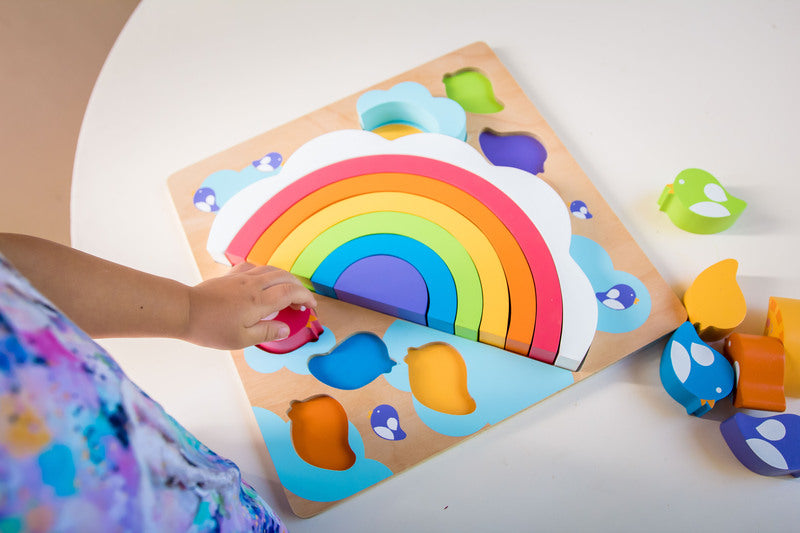 LARGE SUN AND RAINBOW PUZZLE