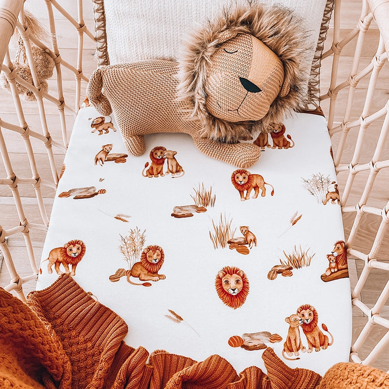 BASSINET SHEET / CHANGE COVER PAD - Lion