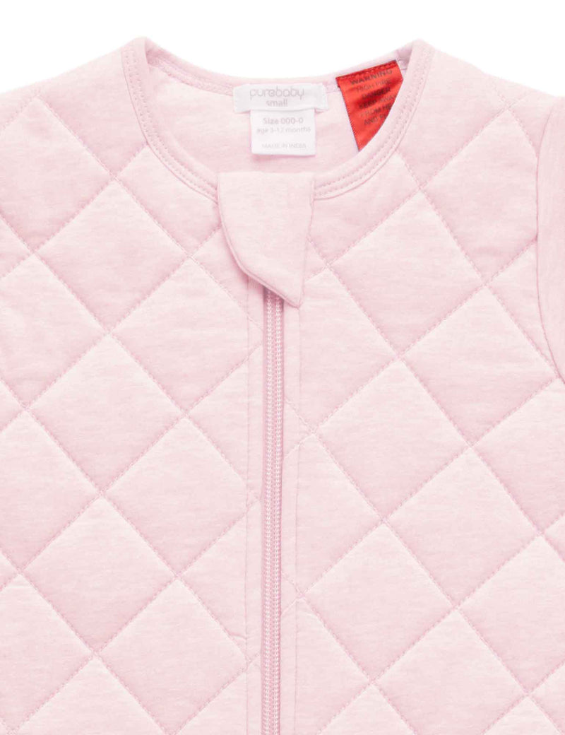 LONG SLEEVE SLEEPING BAG 2 TOG - Pale Pink