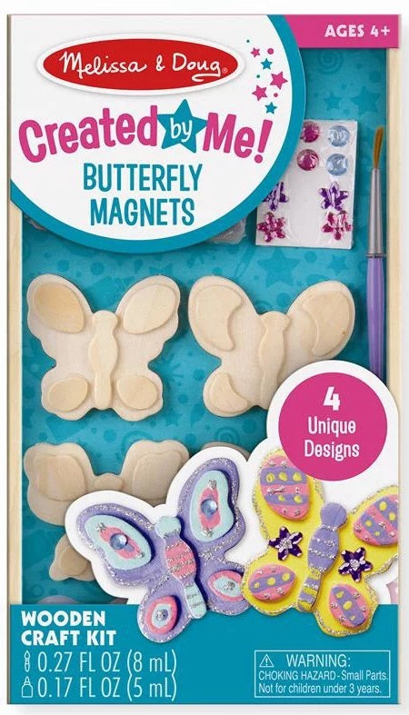 DECORATE YOUR OWN - Butterfly Magnets