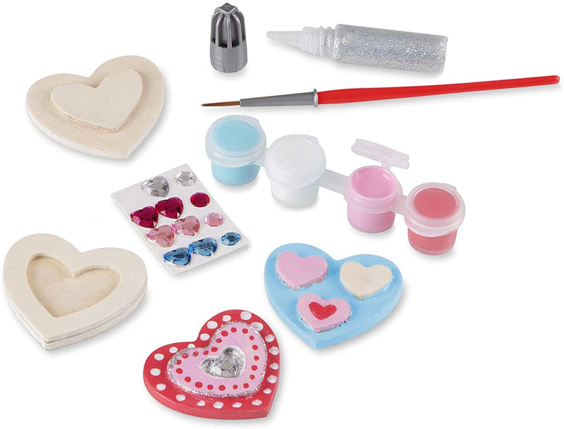 DECORATE YOUR OWN - Heart Magnets