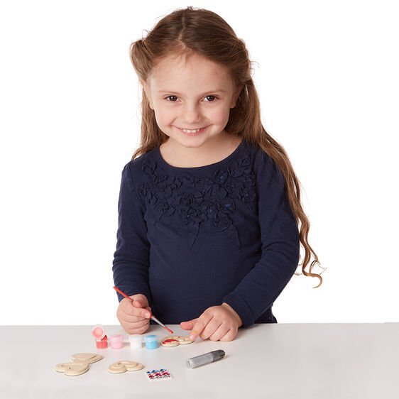 DECORATE YOUR OWN - Heart Magnets