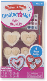 DECORATE YOUR OWN - Heart Magnets