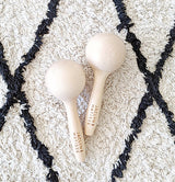 WOODEN MARACAS (Pair)