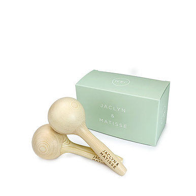 WOODEN MARACAS (Pair)