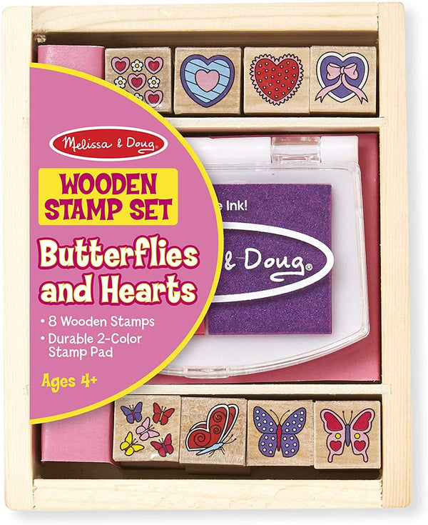 BUTTERFLY AND HEARTS STAMP SET