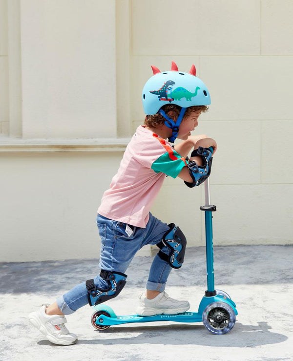 MINI MICRO DELUXE LED SCOOTER - Aqua