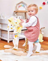 PETILOU TRADITIONAL ROCKING UNICORN CAROUSEL