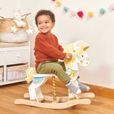 PETILOU TRADITIONAL ROCKING UNICORN CAROUSEL