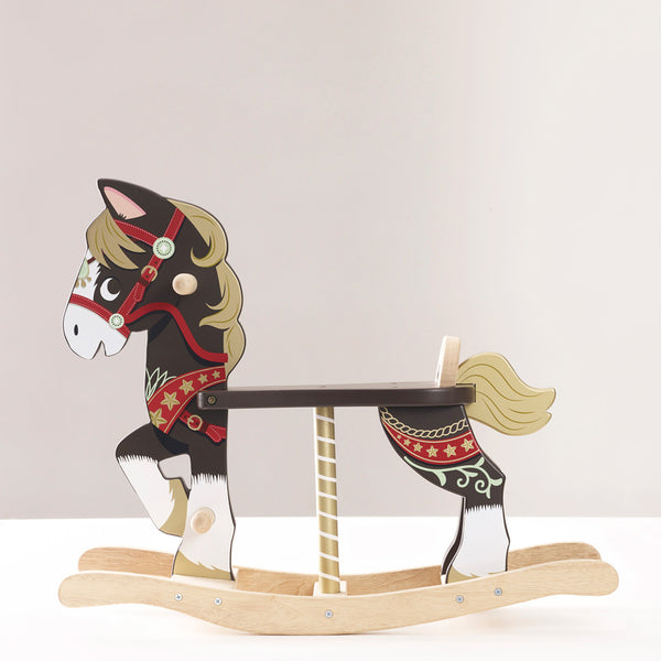 PETILOU TRADITIONAL ROCKING HORSE
