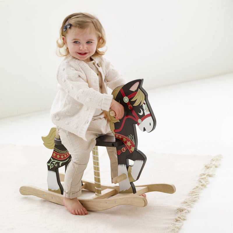 PETILOU TRADITIONAL ROCKING HORSE