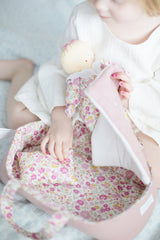 PLAYTIME DOLL CARRIER SET 30CM - Rose Garden